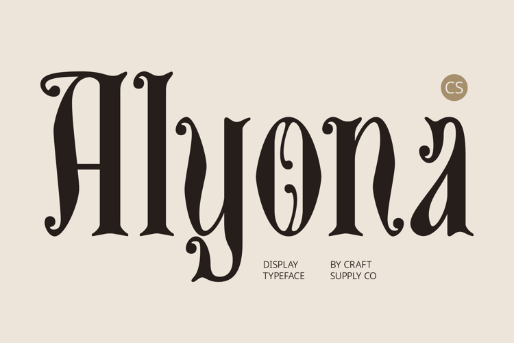Preview of CS Alyona Font