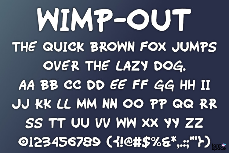 Wimp - Out Font