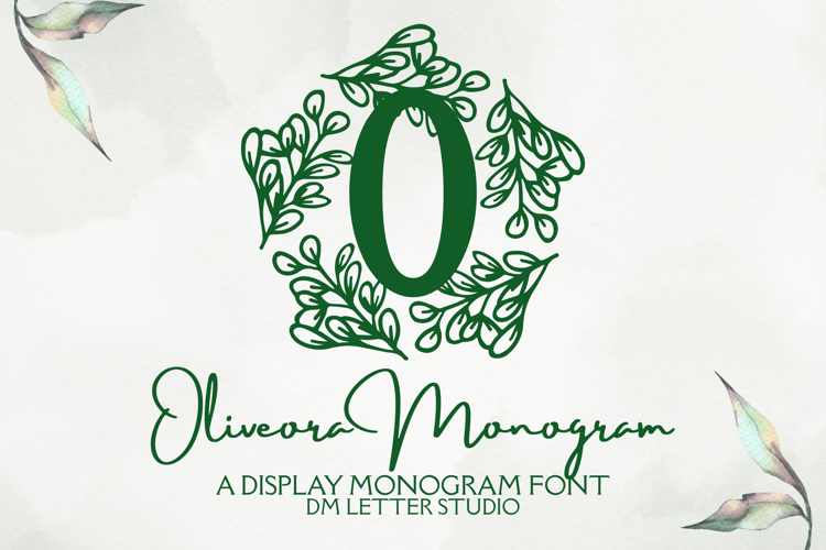 Preview of Oliveora Monogram Font
