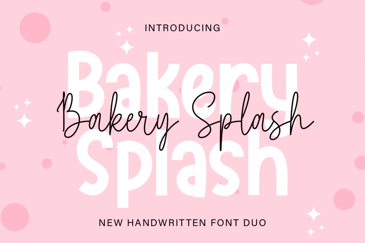 Bakery Splash Font