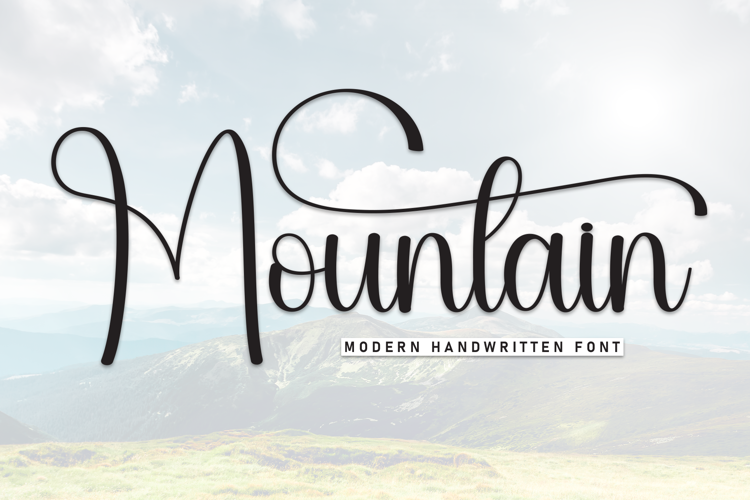 Preview of Mountain Font