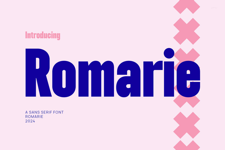 Preview of Romarie Font