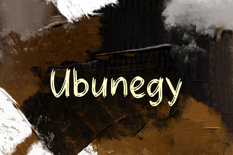 u Ubunegy Font