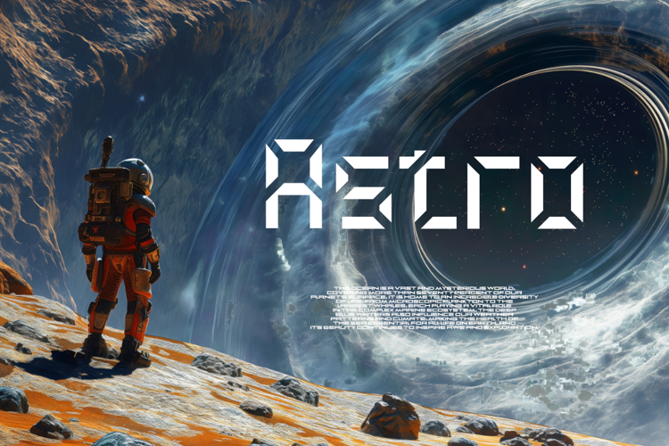 Preview of Speed PX Watch Font