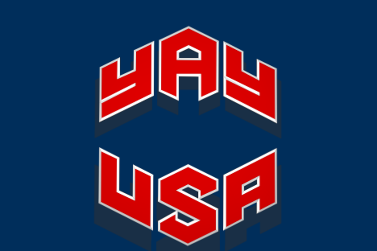 YAY USA Font