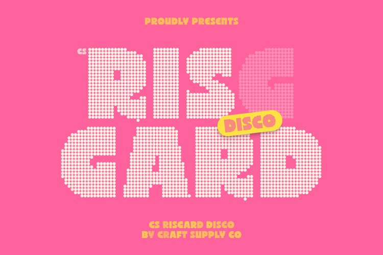 Preview of CS Risgard Disco Font