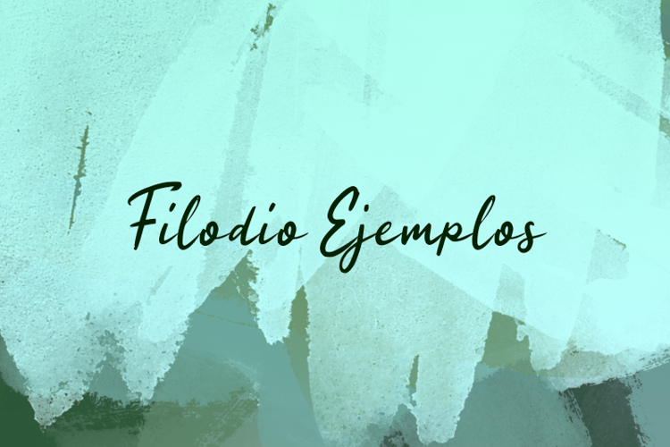 f Filodio Ejemplos Font