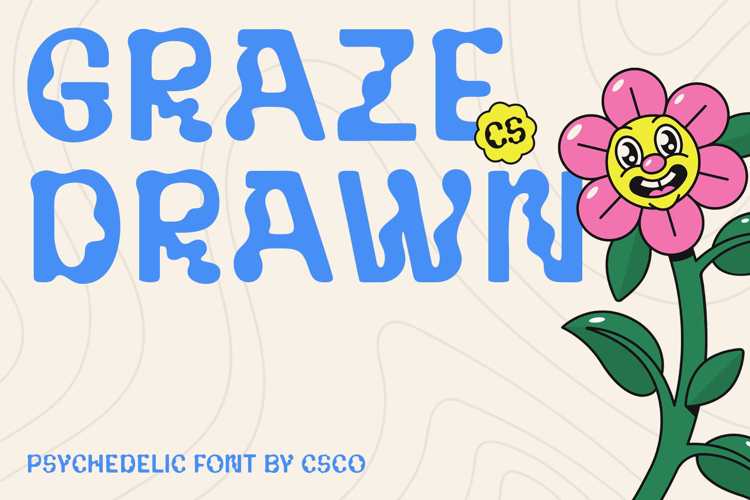 Preview of CS Graze Drawn Font