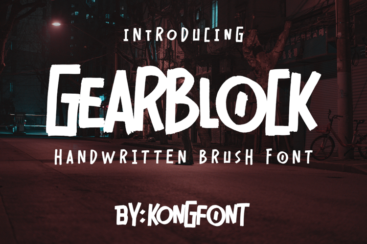 Gearblock Font