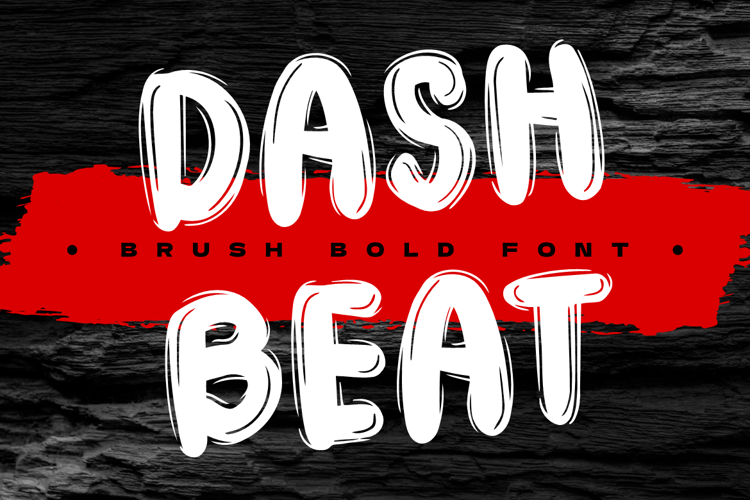 Preview of Dashbeat Font