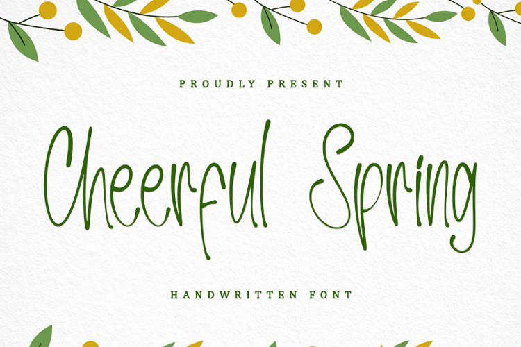 Cheerful Spring Font