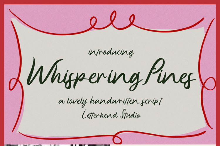 Whispering Pines Font