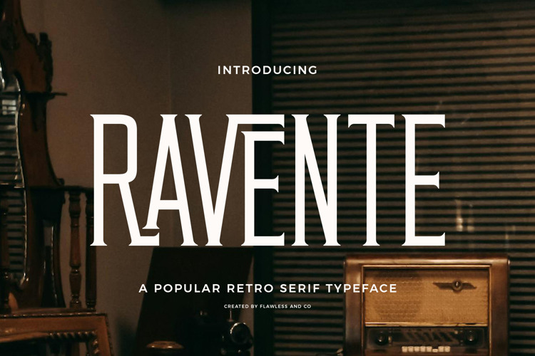 Preview of RAVENTE Font