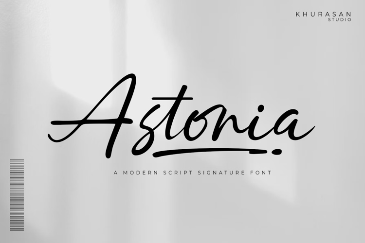 Preview of Astoria Font