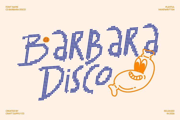 Preview of CS Barbara Disco Font