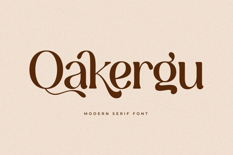 Qakergu Font