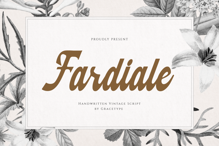 Preview of Fardiale Font