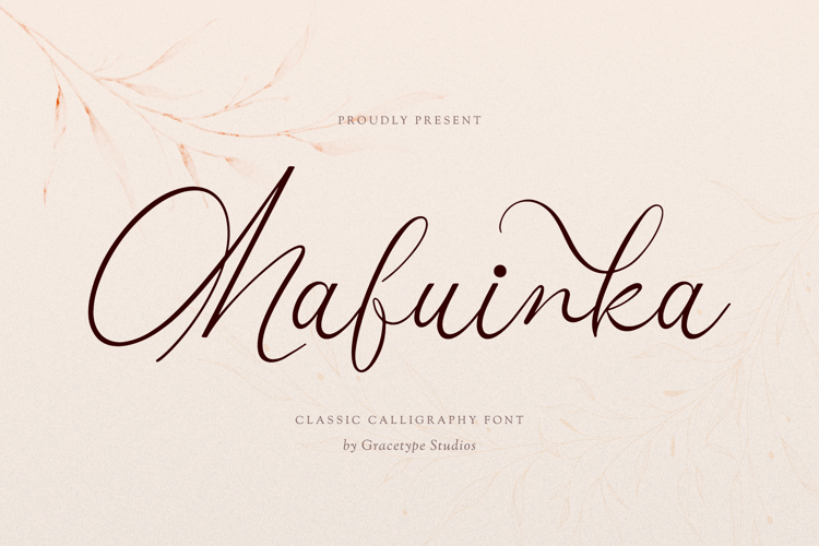 Preview of Mafuinka Font