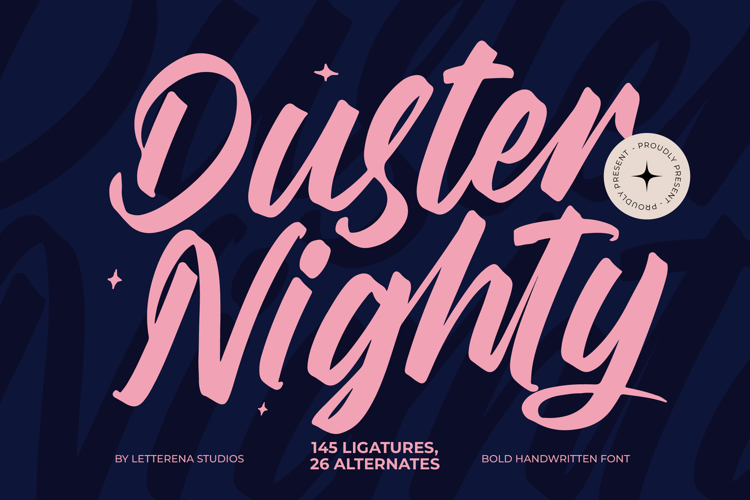 Duster Nighty VERSION Font
