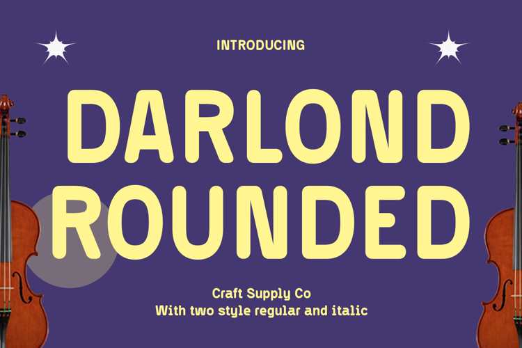 Darlond Rounded Font