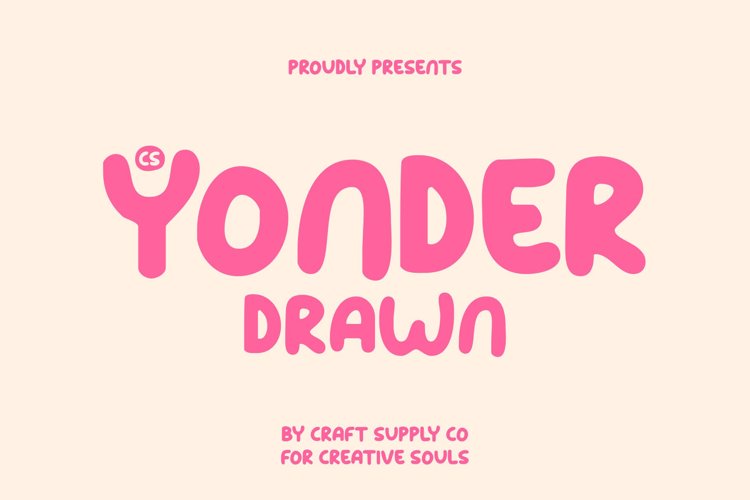 Preview of CS Yonder Drawn Font