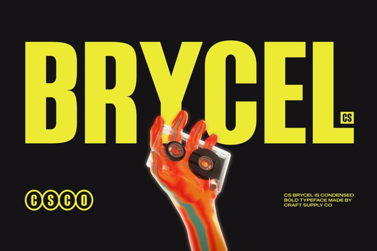 Preview of CS Brycel Font