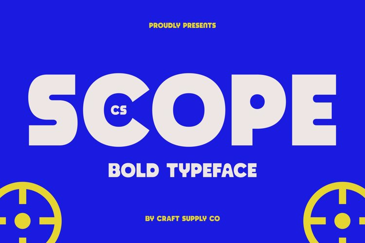 Preview of CS Scope Font