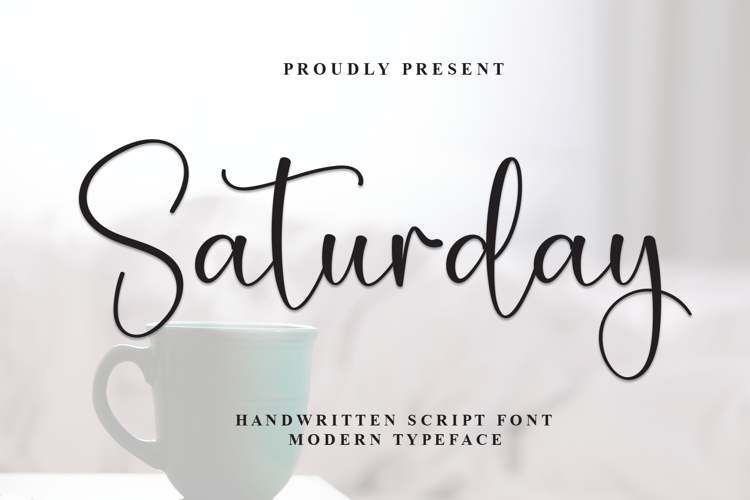 Preview of Saturday Font