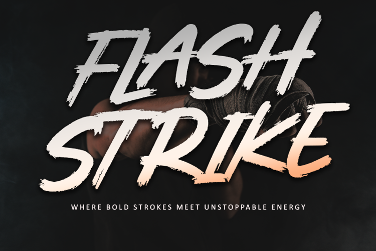 Preview of Flashstrike Font