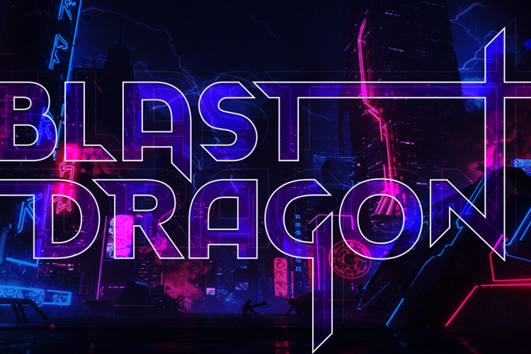 Preview of Blast Dragon Font