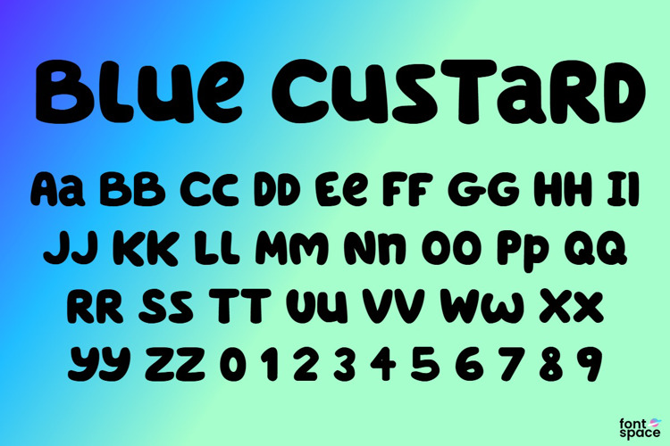 Blue Custard Font