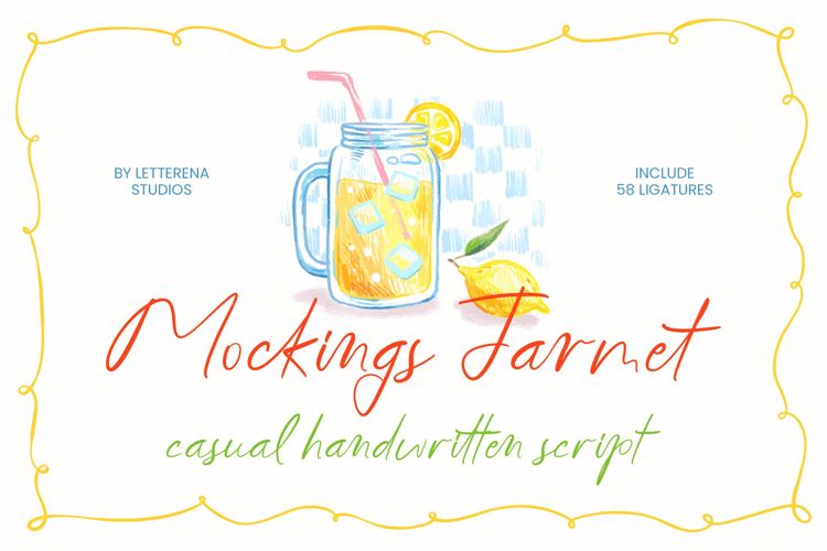 Preview of Mockings Jarmet Font