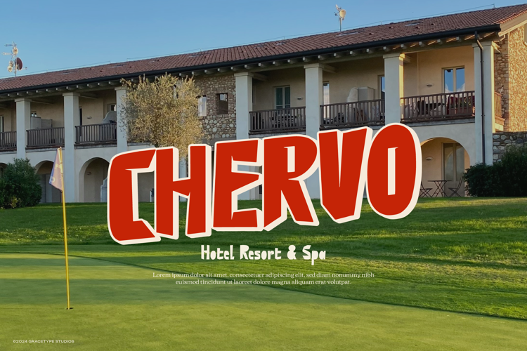 Preview of Imperfect Cut Font