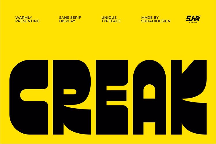Preview of Creak Font