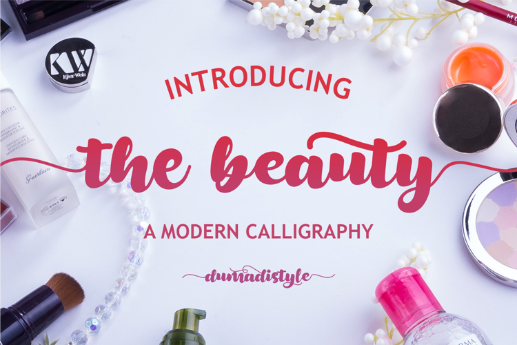 the beauty Font