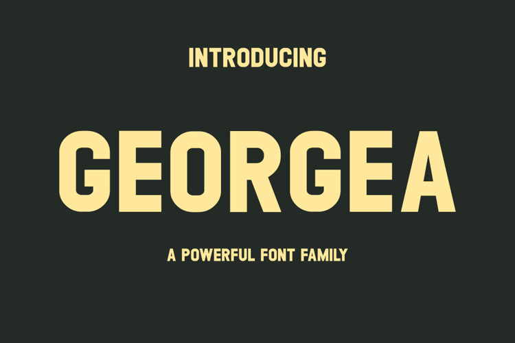 GEORGEA Font