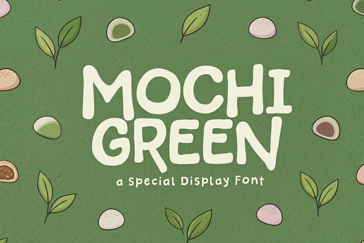 Preview of Mochi Green Font