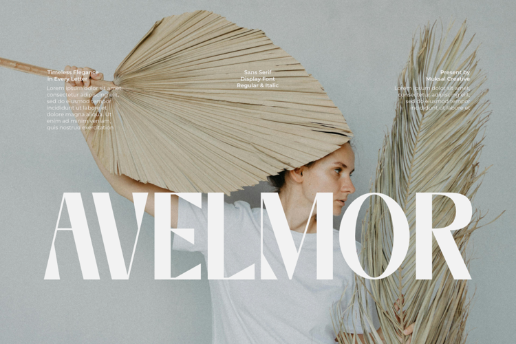 Preview of Avelmor Font