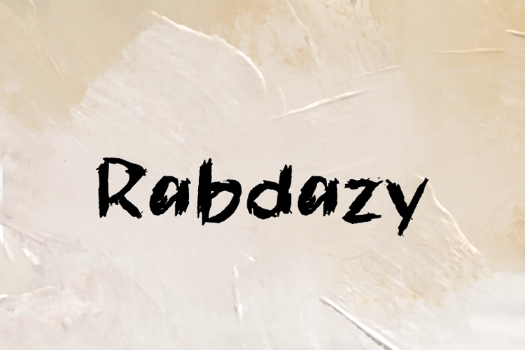 Rabdazy Font