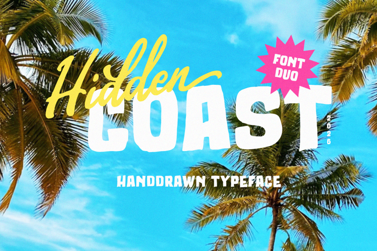 Preview of Hidden Coast Font