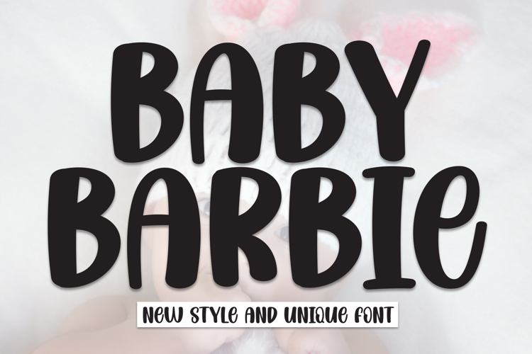 Preview of Baby Barbie Font