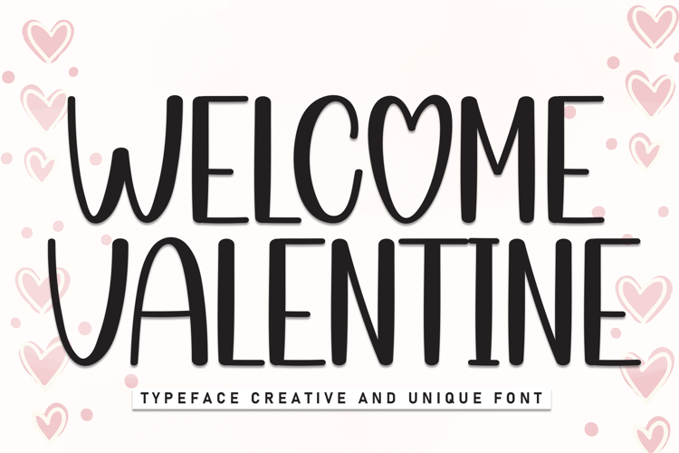 Preview of Welcome Valentine Font