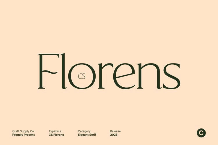 Preview of CS Florens Font
