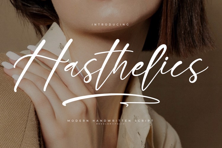 Hasthelics Font