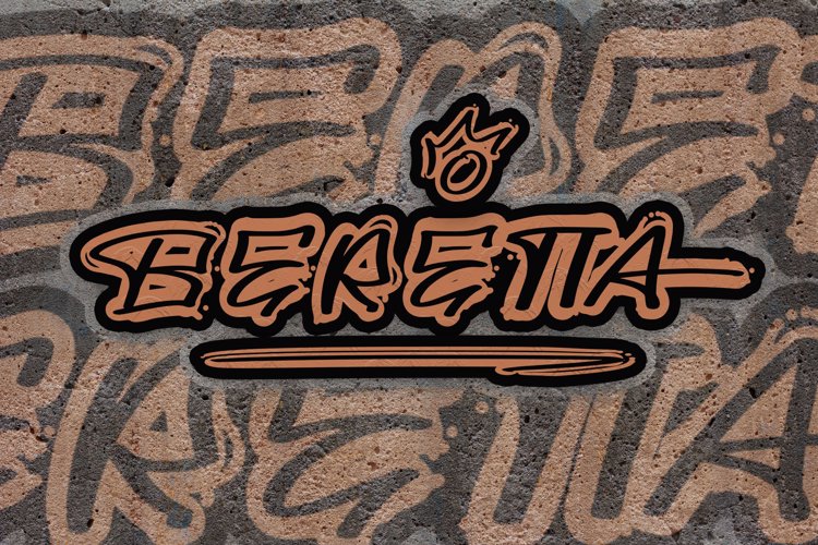 Preview of BERETTA Font