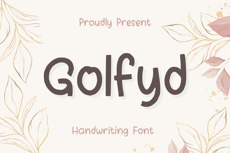 Preview of Golfyd Font