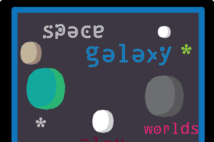 space galaxy Font