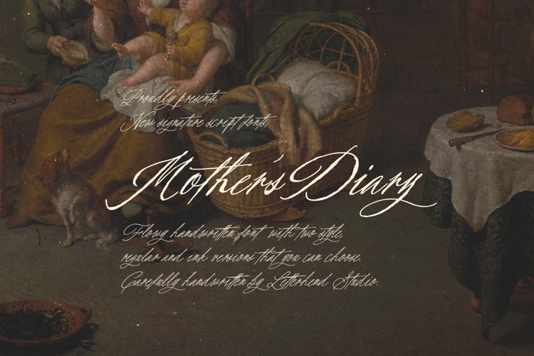 Mothers Diary Font - Free Download