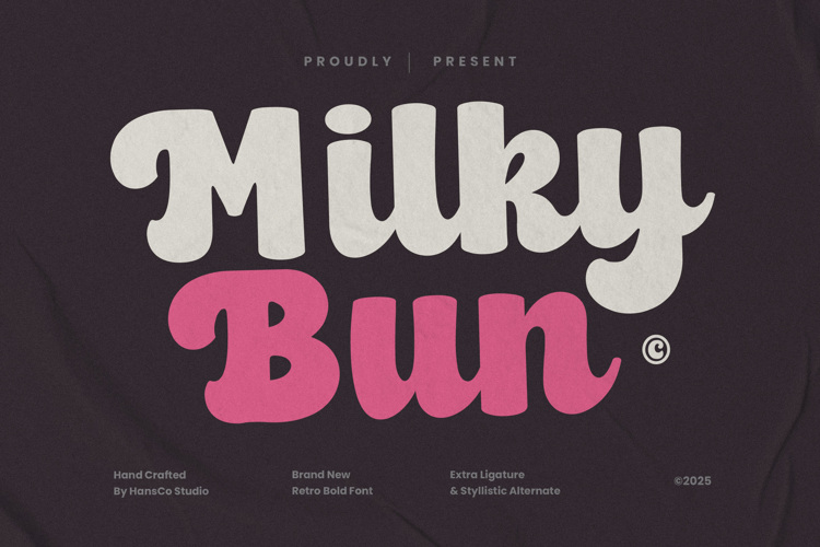 Preview of Milky Bun Font