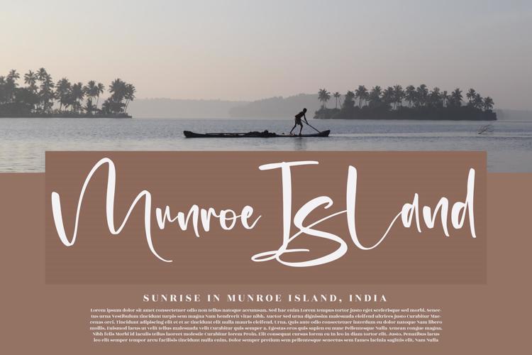 Preview of Alista Delita Font